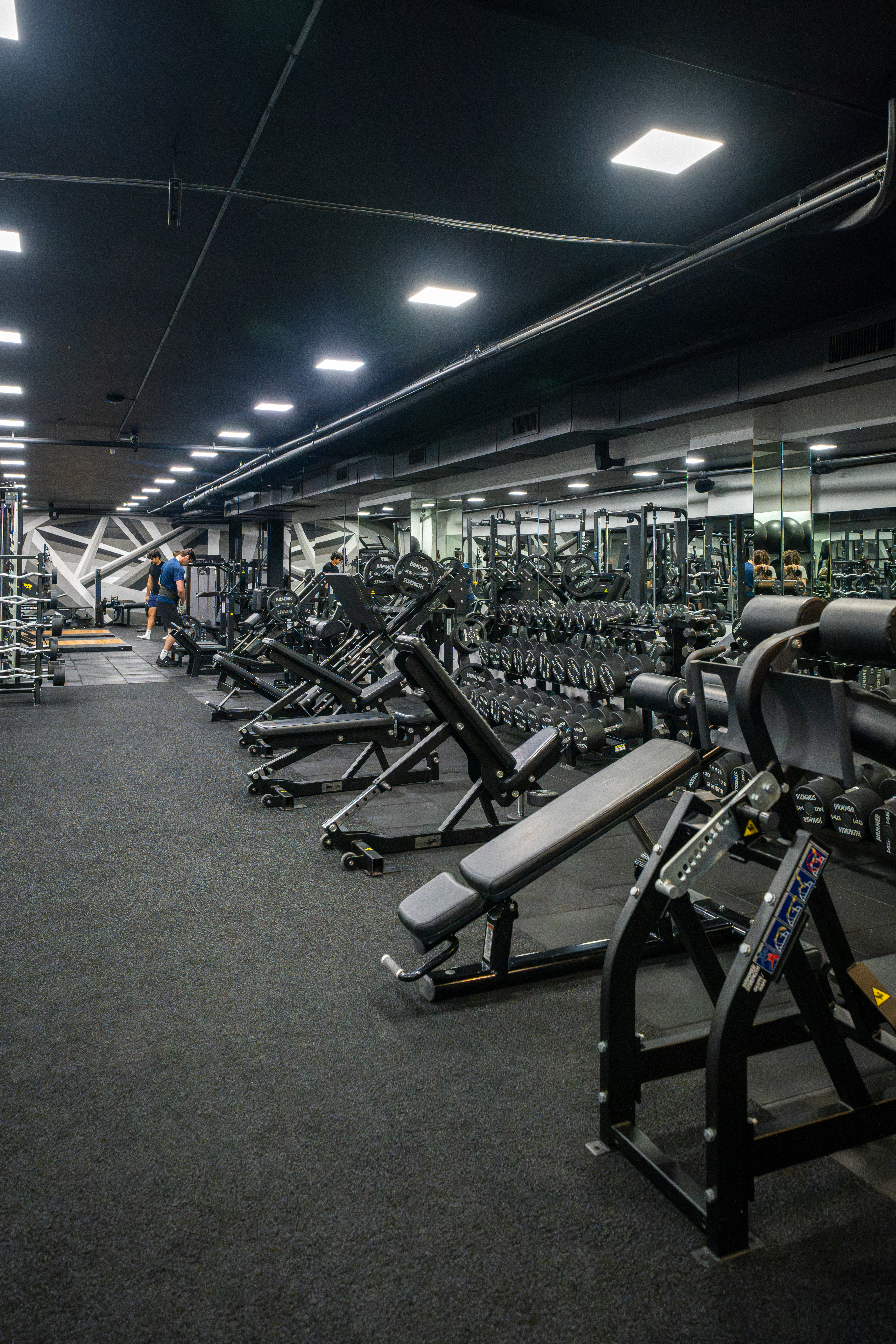 Long dumbbell and equipment floor at East 3rd
