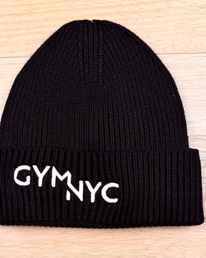 ANDY BLACK KNIT BEENIE